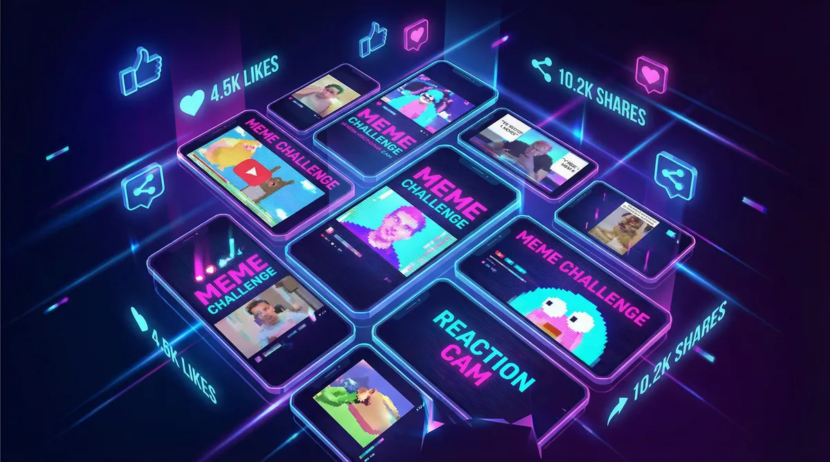 秘密导航社区 热梗挑战活动 - 用户二次创作展示